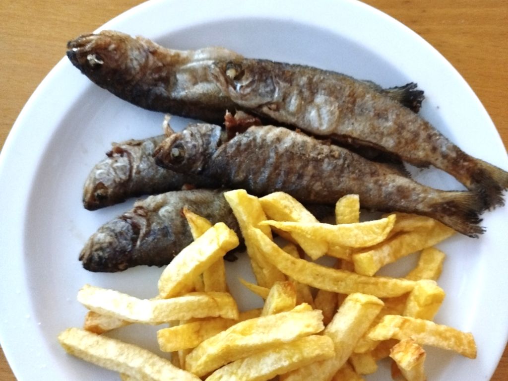 Truchas con patatas